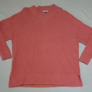 Aerie Vibrant Pink Crew Neck Sweater